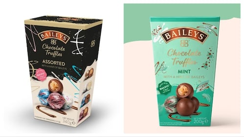 Baileys Chocolate's new range includes assorted and mint varities.