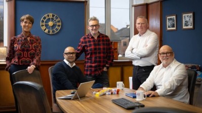 The new leadership team at Hill Biscuits, from top left to right: Tracey Meadows, Steve Greenhalgh and Frank Bird; and from bottom left to right: Brendon Banner and Simon Worth