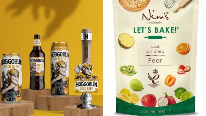 Food Manufacture rounds up the latest rebrands from across the industry. Credit: Carlsberg Marston’s Brewing Company / Nim's...Naturally