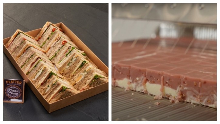 From slicing sandwiches to cutting fudge squares - Food Manufacture hears about four manufacturers' individual operations on the shop floor. Credit L-R: Raynor Foods and Fudge Kitchen