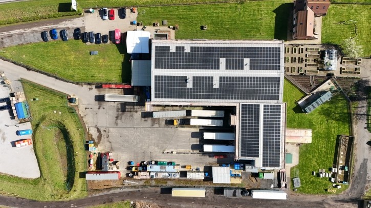 Heck! has installed 433 solar electricity panels, capable of generating 200,000 kwh per year
