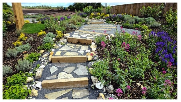 The wellness garden at the British Sugar factory in Wissington. Credit: Gavin Jones/British Sugar