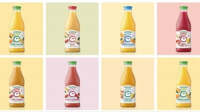 The new packaging will be rolled out over the next few months and will be completed by February 2025. Credit: innocent Drinks