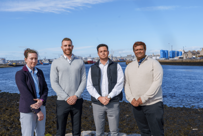 L-R: Kate Richardson – technical director, Ryan Robertson – deputy managing director, Evan Robertson – operations director and Ajay Chintalapati – director of planning, systems and IT-min