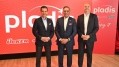 pladis CEO Salman Amin with Özgür Kölükfakı and Mete Buyurgan. Credit: pladis