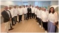 Pictured centre: Pedro Sancha, president & CEO at NSF, surrounded by Belgium’s Mastercooks